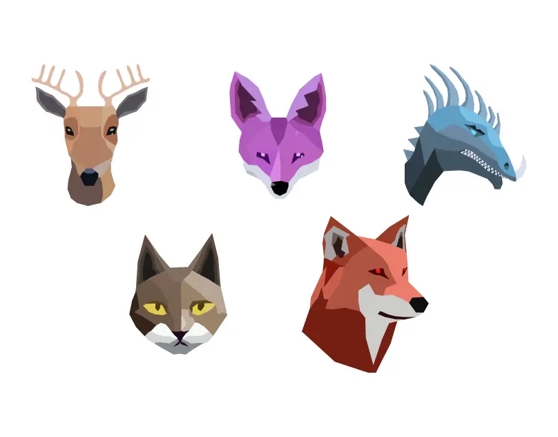 Preview of Poly Animals