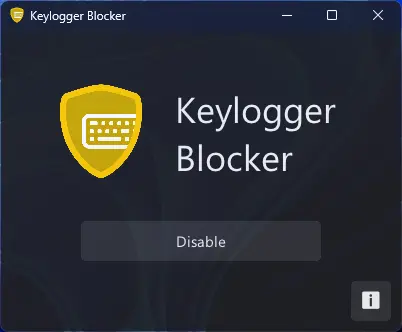 Preview of KeyloggerBlocker